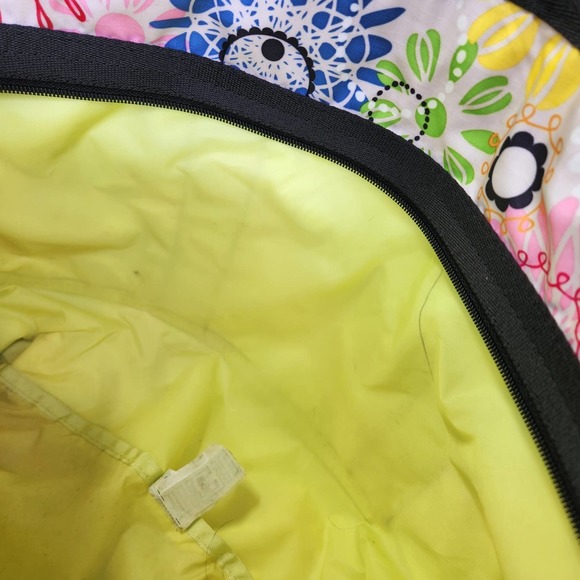 LeSportsac Medium Womens Floral Print Shoulder Travel Tote Bag Multicolor - Picture 5 of 10